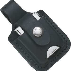 Sdsz Zippo Lighter Pouch Black Leather Lptbk