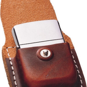 Sdsz Zippo Lighter Pouch Brown Leather Lpcb