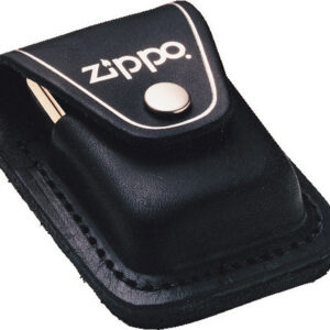 Sdsz Zippo Lighter Pouch Black Leather Lplbk Np